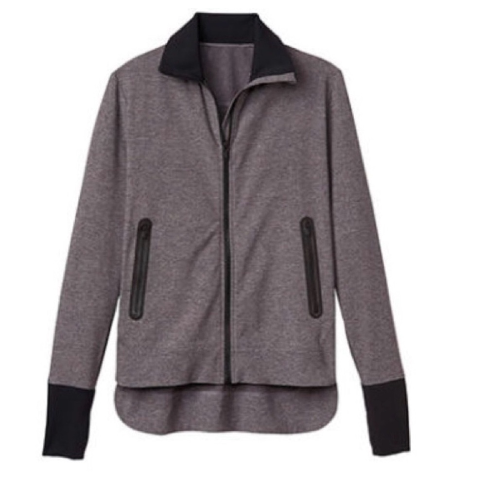 Derek Lam 10C Athleta Track Grey Black Jacket Women’s Size XS